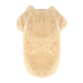 Soft Plush Pullover (Color: Cream, size: X-Large)